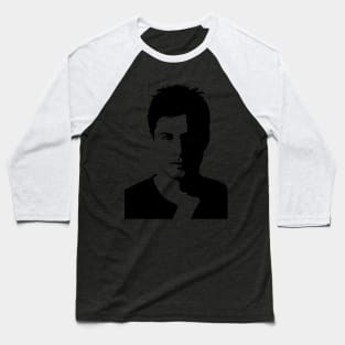 Jensen Ackles Stencil Baseball T-Shirt